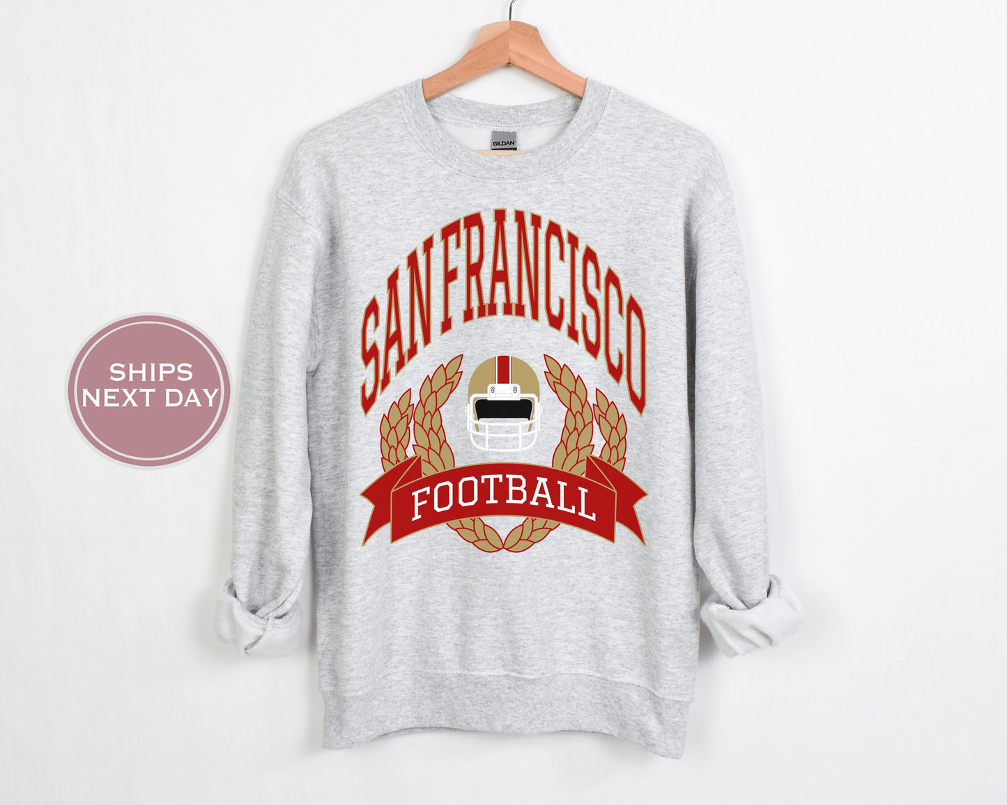 San Francisco Football Sweatshirt, Vintage San Francisco Crewneck, Retro San Francisco Sweatshirt, San Francisco Toddler Crewneck