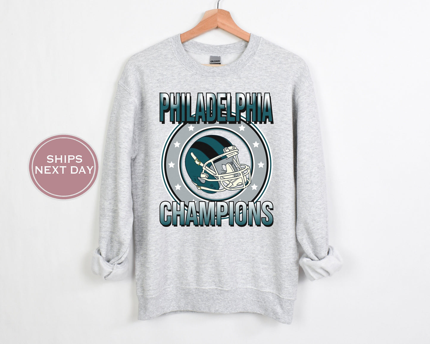 Philadelphia Football Sweatshirt, Vintage Philadelphia Crewneck, Retro Philadelphia Sweatshirt, Philadelphia Toddler Crewneck