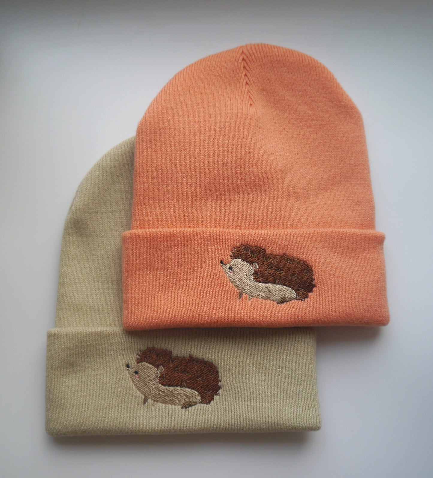 Cute Hedgehog Embroidered Beanie - Free Delivery - More Colours