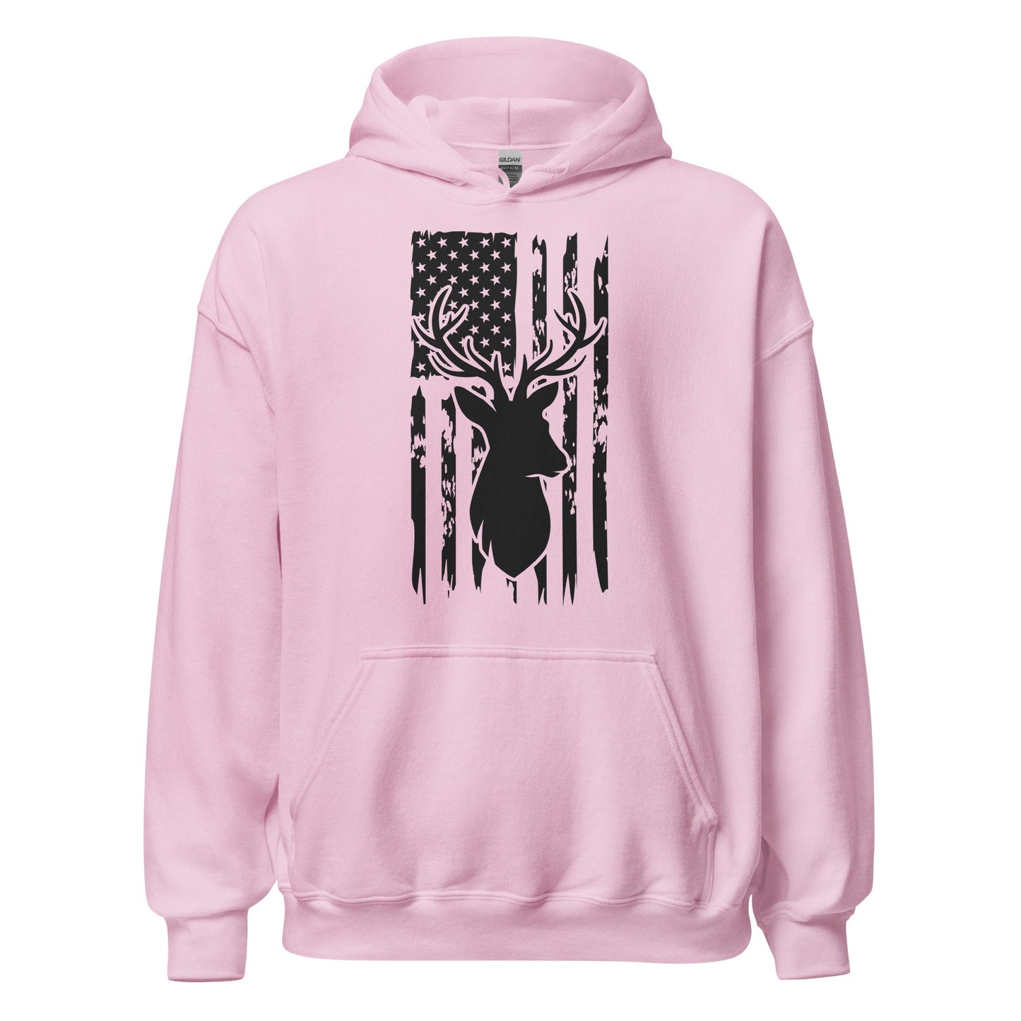 Deer American flag hoodie, hunting hoodie, deer hunting hoodie, buck hunting hoodie, hunting gifts for men
