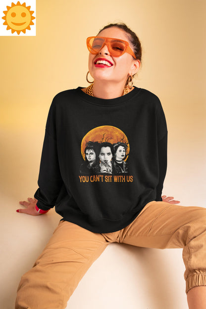 You Can't Sit With Us Wednesday Addams Vintage T-Shirt, Wednesday Addams Shirt, Halloween Shirt, Horror Movie Shirt, TV Series Shirt