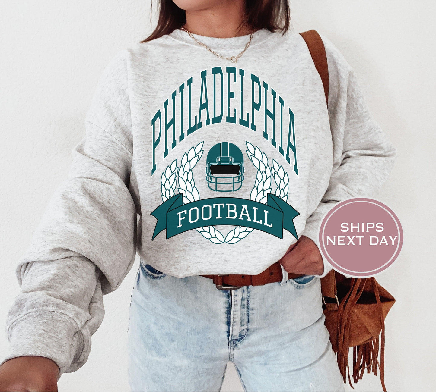 Philadelphia Football Sweatshirt, Vintage Philadelphia Crewneck, Retro Philadelphia Sweatshirt, Philadelphia Toddler Crewneck
