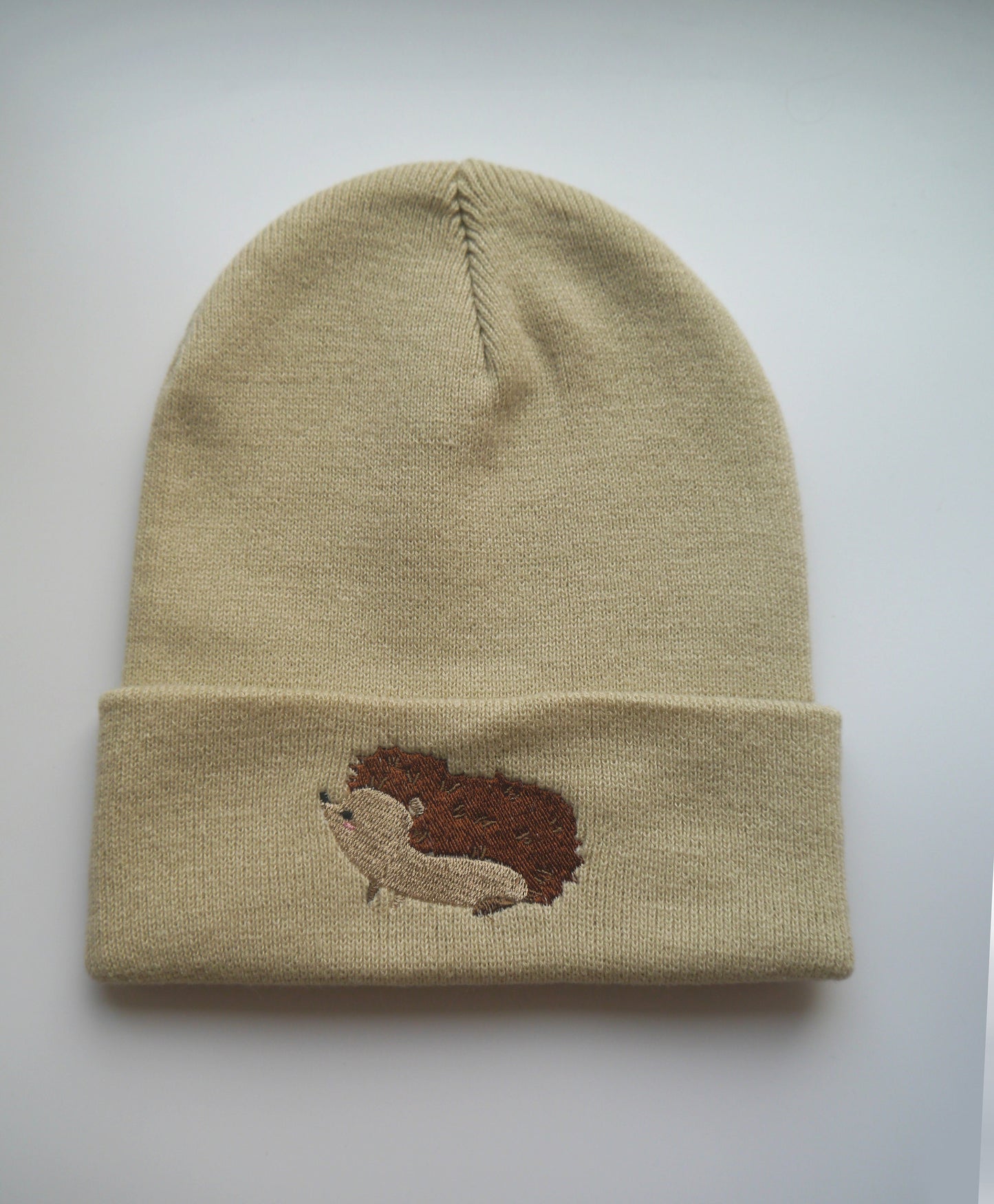 Cute Hedgehog Embroidered Beanie - Free Delivery - More Colours