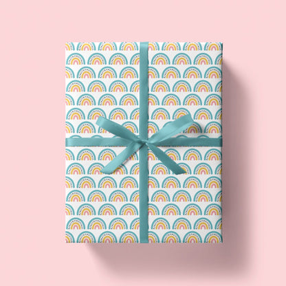 Rainbow Wrapping Paper 700x500mm - Pride Gift Wrap - Birthday Wrapping Paper - Rainbow Gift Wrap - Children's Wrapping Paper - Plastic Free