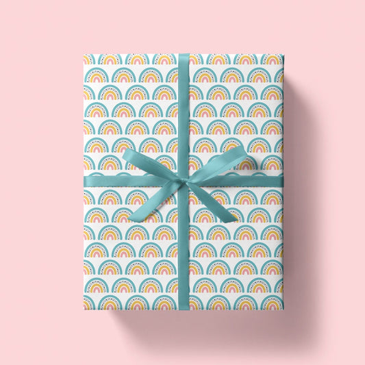 Rainbow Wrapping Paper 700x500mm - Pride Gift Wrap - Birthday Wrapping Paper - Rainbow Gift Wrap - Children's Wrapping Paper - Plastic Free