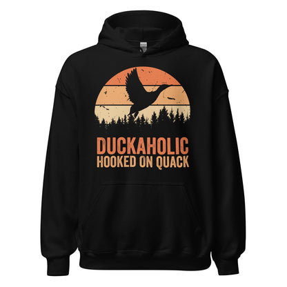 Duckaholic Hoodie, duck hunting hoodie, hunting lover gift, funny duck hunting gifts, gift for husband, duck hunting gifts for men