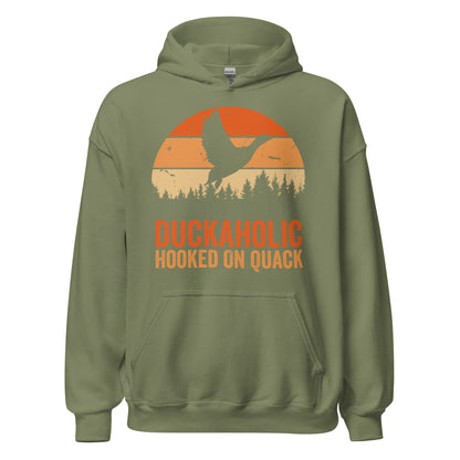 Duckaholic Hoodie, duck hunting hoodie, hunting lover gift, funny duck hunting gifts, gift for husband, duck hunting gifts for men