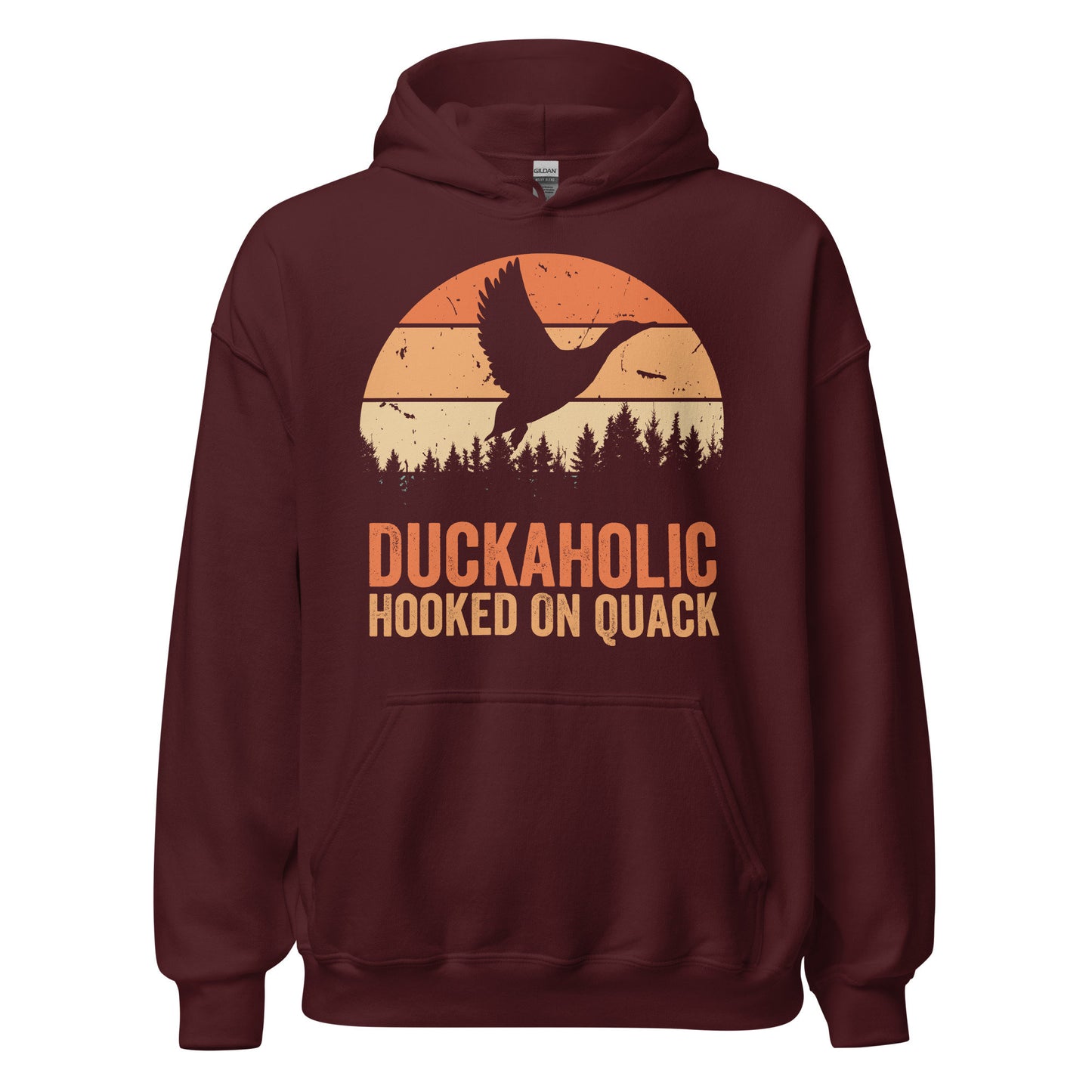 Duckaholic Hoodie, duck hunting hoodie, hunting lover gift, funny duck hunting gifts, gift for husband, duck hunting gifts for men