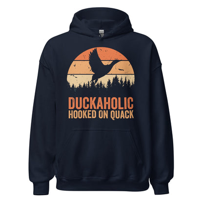 Duckaholic Hoodie, duck hunting hoodie, hunting lover gift, funny duck hunting gifts, gift for husband, duck hunting gifts for men