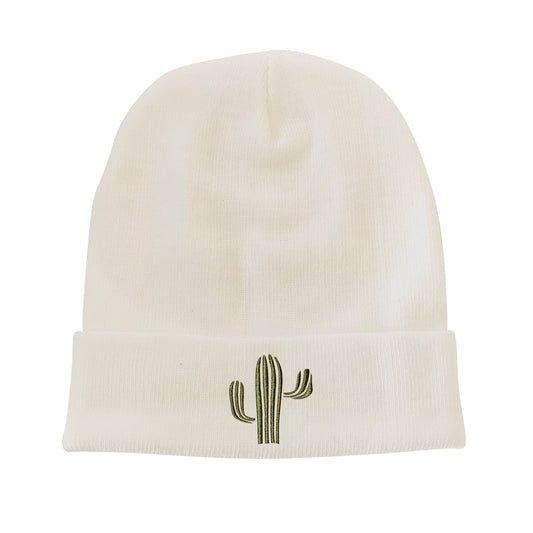 Desert Cactus Embroidered Beanie Winter Beanie