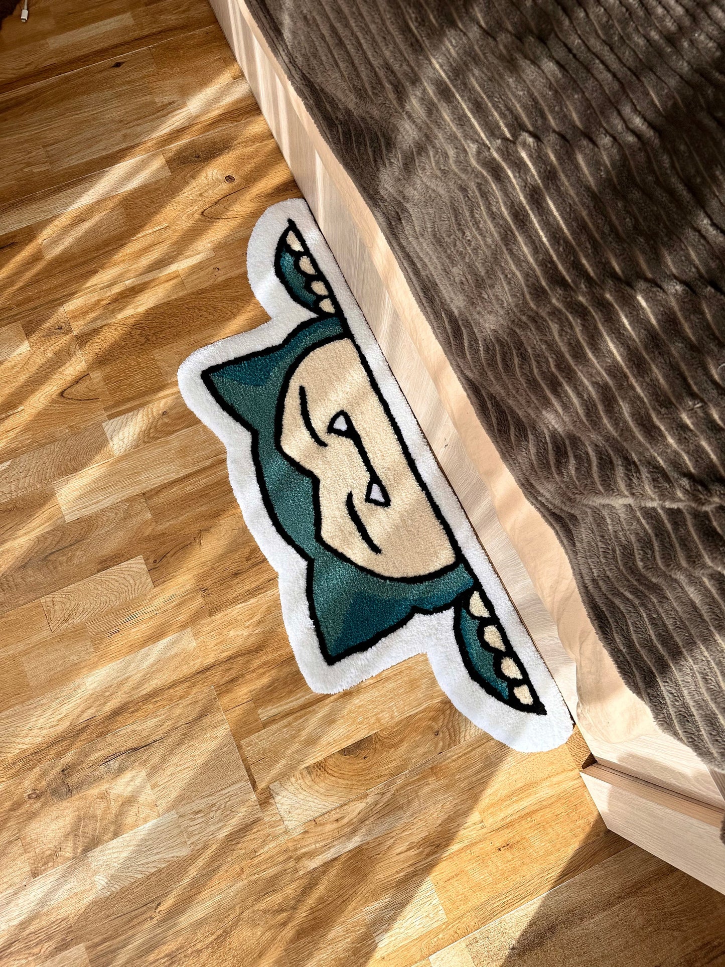 Cute Bedside Handmade Custom Tufted Rug