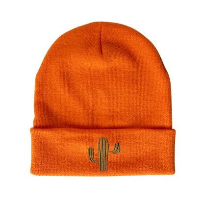 Desert Cactus Embroidered Beanie Winter Beanie