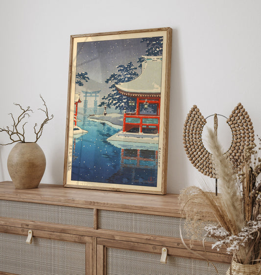 Tsuchiya Koitsu Japanese vintage woodblock poster, Tsuchiya Koitsu Print, Japanese Art Print, Japanese VIntage Art, Japanese modern print