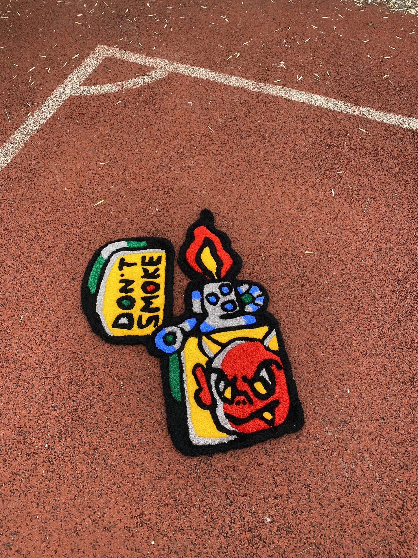 Tufted Lighter Anti-Slip Rug, College Dorm Decor, Modern Bedroom Rug,  Aesthetic Rug, Cute Rug, Living room floor mat, Custom Tufted Rug