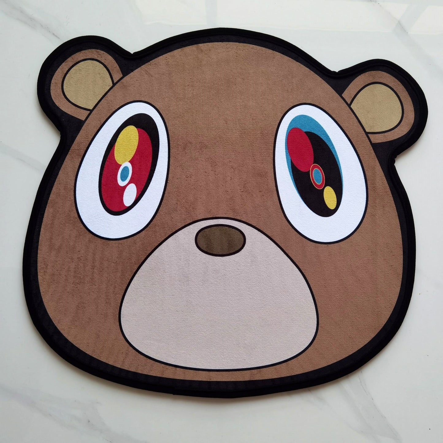 Kanye West Dropout Bear Rug,Knitting Handmade Non-slip Area Rug Home Decor