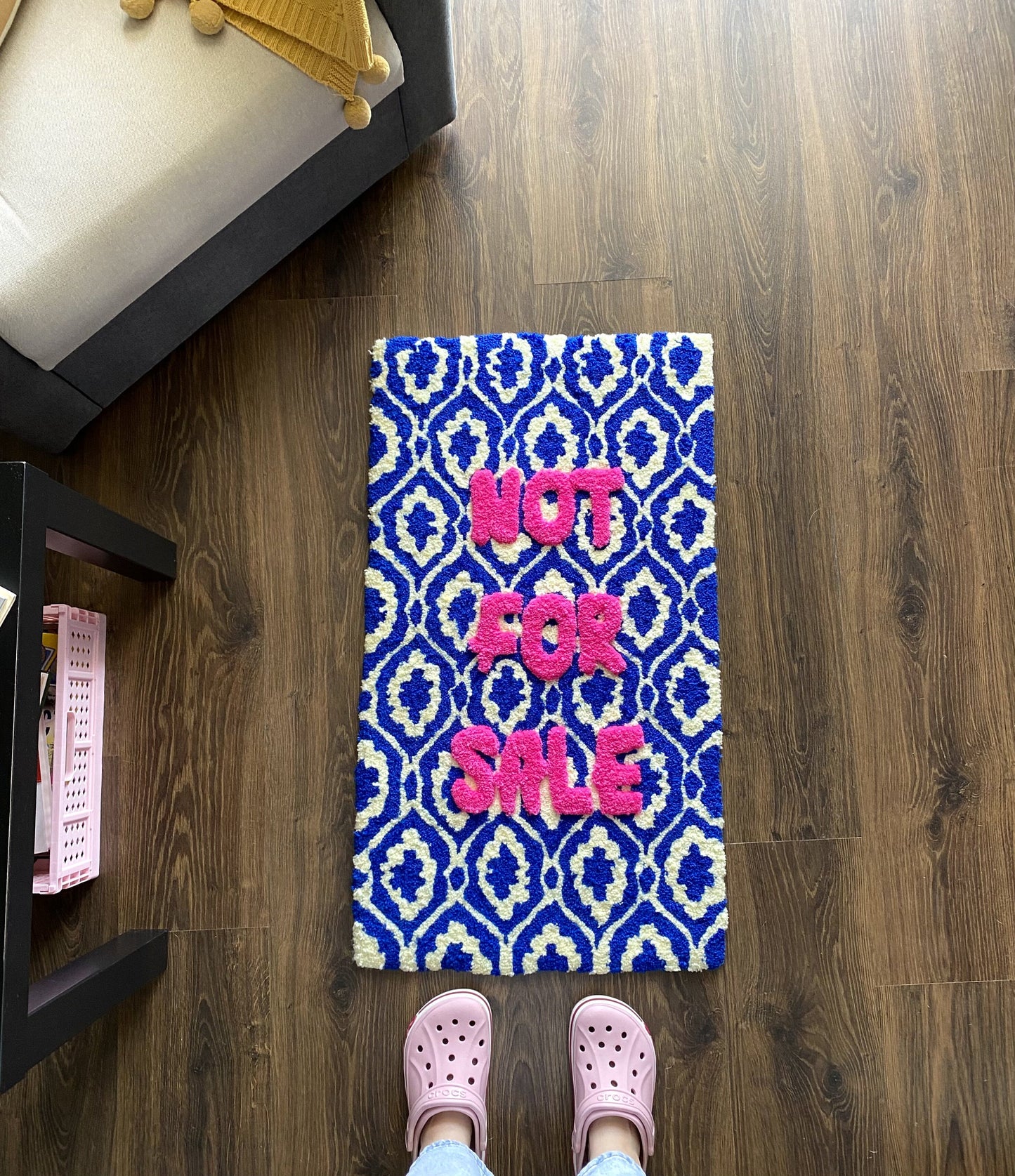 Not For Sale 3D Rug, Cute Rug, Personalized Tufted Rug,Modern Funny Rug, Bedroom Rug, Aesthetic Rug, Living room floor mat