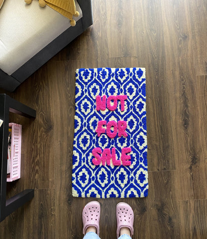 Not For Sale 3D Rug, Cute Rug, Personalized Tufted Rug,Modern Funny Rug, Bedroom Rug, Aesthetic Rug, Living room floor mat