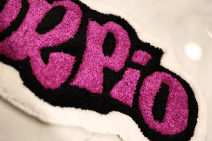 Zodiac Custom Scorpio Handmade Tufted Rug