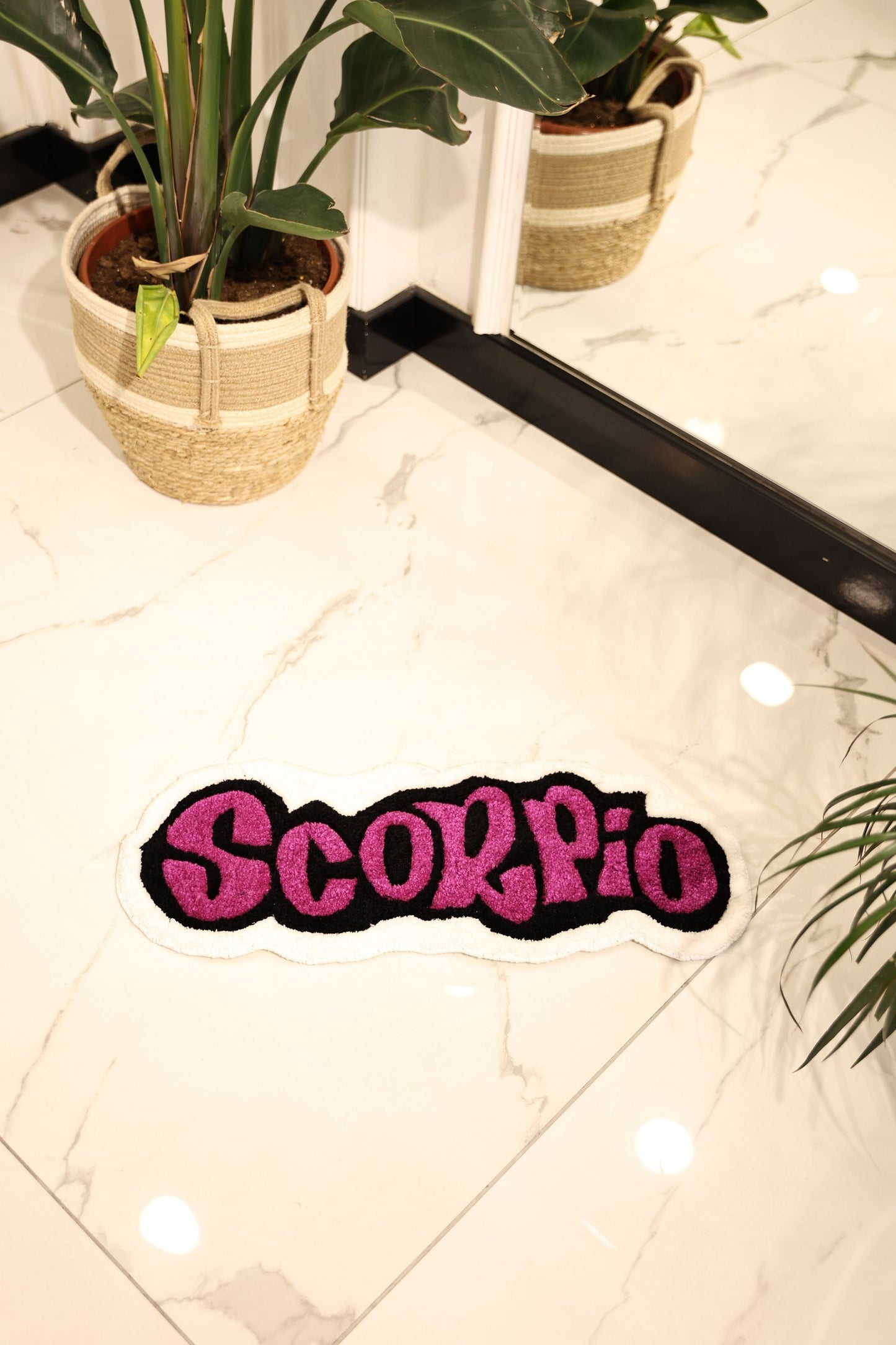 Zodiac Custom Scorpio Handmade Tufted Rug