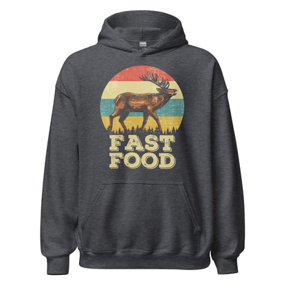 Hunting hoodie, Fast food hunting, hunting gifts for men, gifts for hunters, deer hunting hoodie
