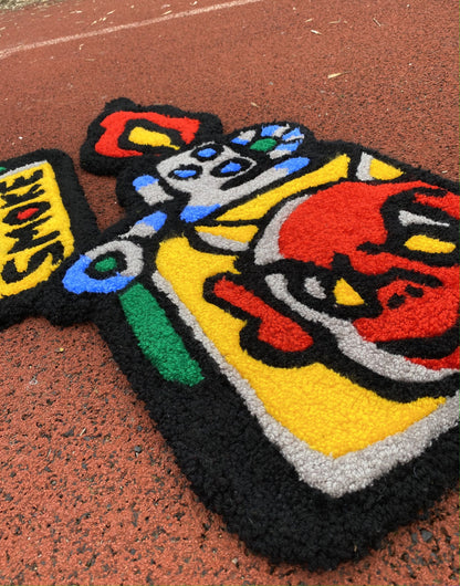 Tufted Lighter Anti-Slip Rug, College Dorm Decor, Modern Bedroom Rug,  Aesthetic Rug, Cute Rug, Living room floor mat, Custom Tufted Rug