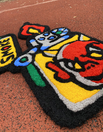 Tufted Lighter Anti-Slip Rug, College Dorm Decor, Modern Bedroom Rug,  Aesthetic Rug, Cute Rug, Living room floor mat, Custom Tufted Rug