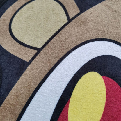 Kanye West Dropout Bear Rug,Knitting Handmade Non-slip Area Rug Home Decor