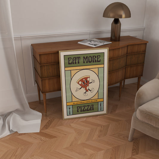 Pizza Print, Kitchen Art, Food Poster, Kitchen Poster, Kitchen Print, Pizza Poster, Kitchen Decor, Food Art, Funny Print