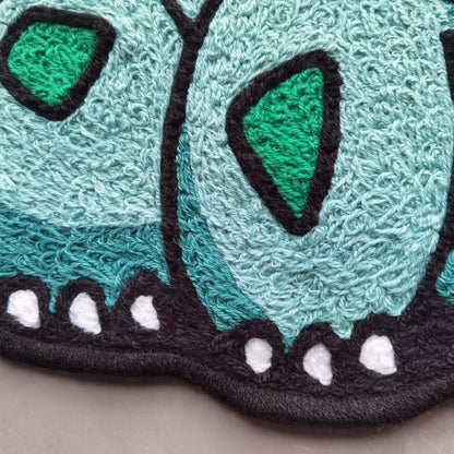 Bulbasaur Rug,Knitting Handmade Non-slip Area Rug Home Decor