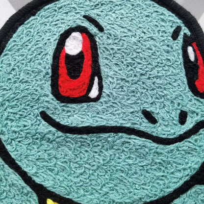 Squirtle Rug,Knitting Handmade Non-slip Area Rug Home Decor