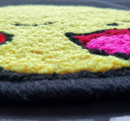 Pikachu Rug,Knitting Handmade Non-slip Area Rug Home Decor