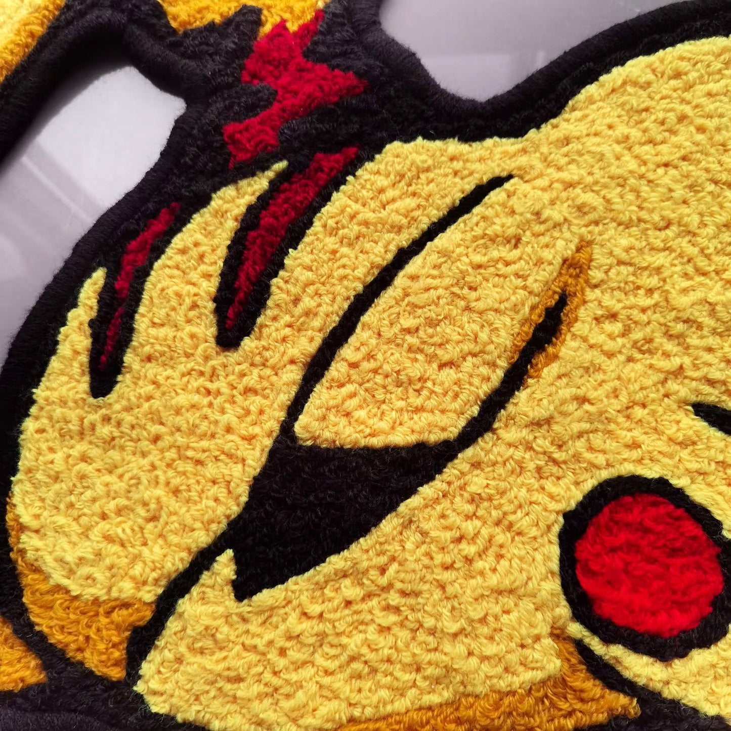 Pikachu Rug,Knitting Handmade Non-slip Area Rug Home Decor