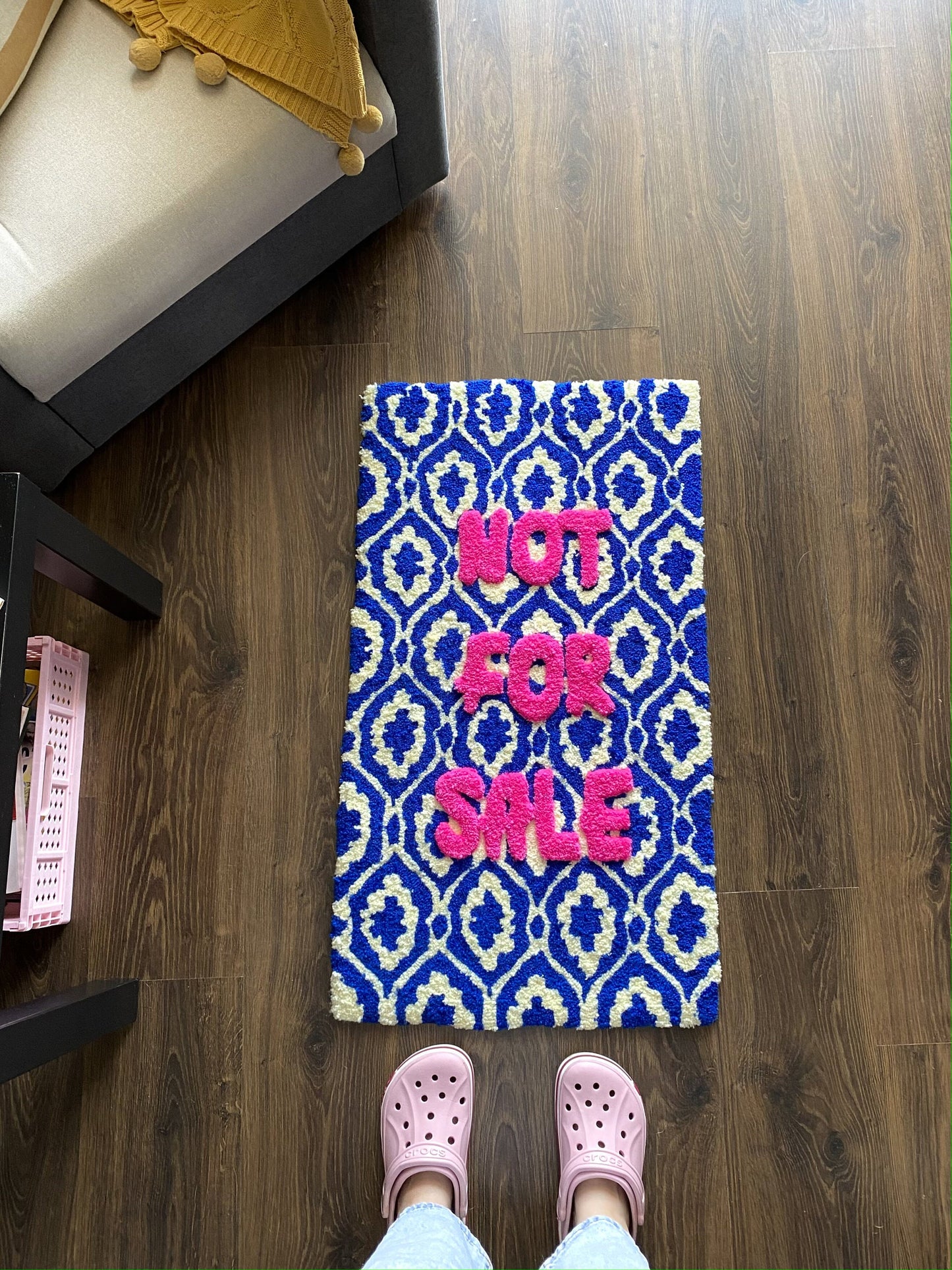 Not For Sale 3D Rug, Cute Rug, Personalized Tufted Rug,Modern Funny Rug, Bedroom Rug, Aesthetic Rug, Living room floor mat
