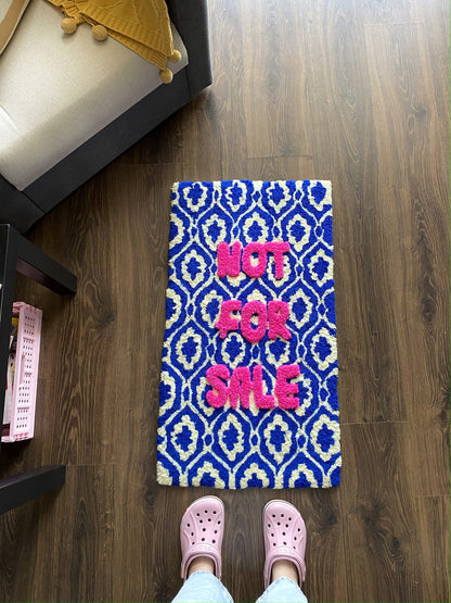 Not For Sale 3D Rug, Cute Rug, Personalized Tufted Rug,Modern Funny Rug, Bedroom Rug, Aesthetic Rug, Living room floor mat