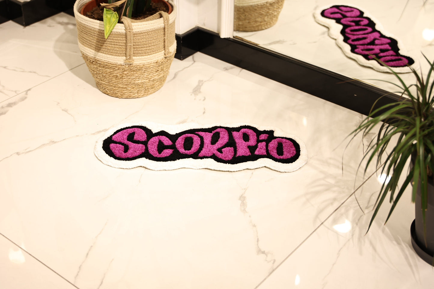 Zodiac Custom Scorpio Handmade Tufted Rug