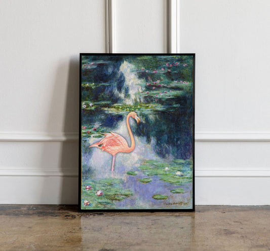 Claude Monet Exhibition Poster, Water lilies Claude Monet, Monet Exhibition Print, Monet Floral Print, Landscape wall art, Vintage Decor