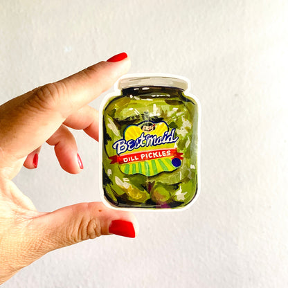 Pickle Jar | 3" Sticker Decal | Weatherproof | Pickle Lover Foodie