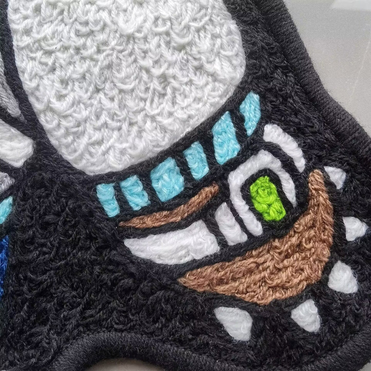 Kanye West Dropout Bear Rug,Knitting Handmade Non-slip Area Rug Home Decor