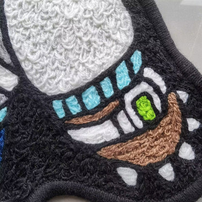 Kanye West Dropout Bear Rug,Knitting Handmade Non-slip Area Rug Home Decor