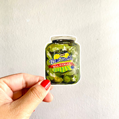 Pickle Jar | 3" Sticker Decal | Weatherproof | Pickle Lover Foodie