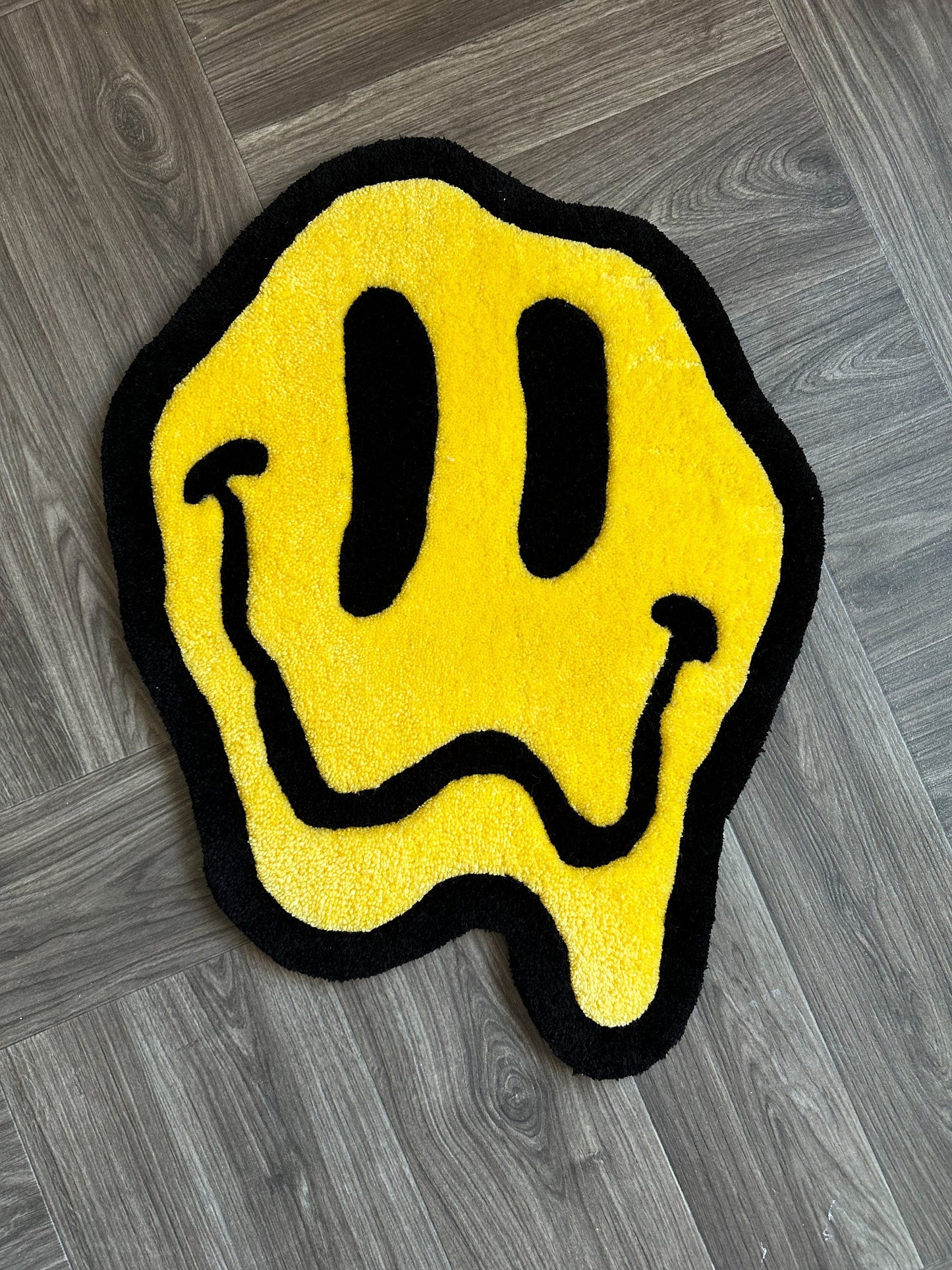smiley face rug , custom rug . rugs for bedroom aesthetic , Hand Tufted rugs