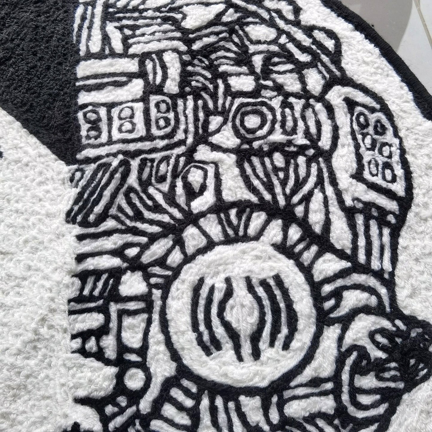 Mighty Atom Rug,Astroboy Tetsuwan Atom Knitting Handmade Non-slip Area Rug Home Decor