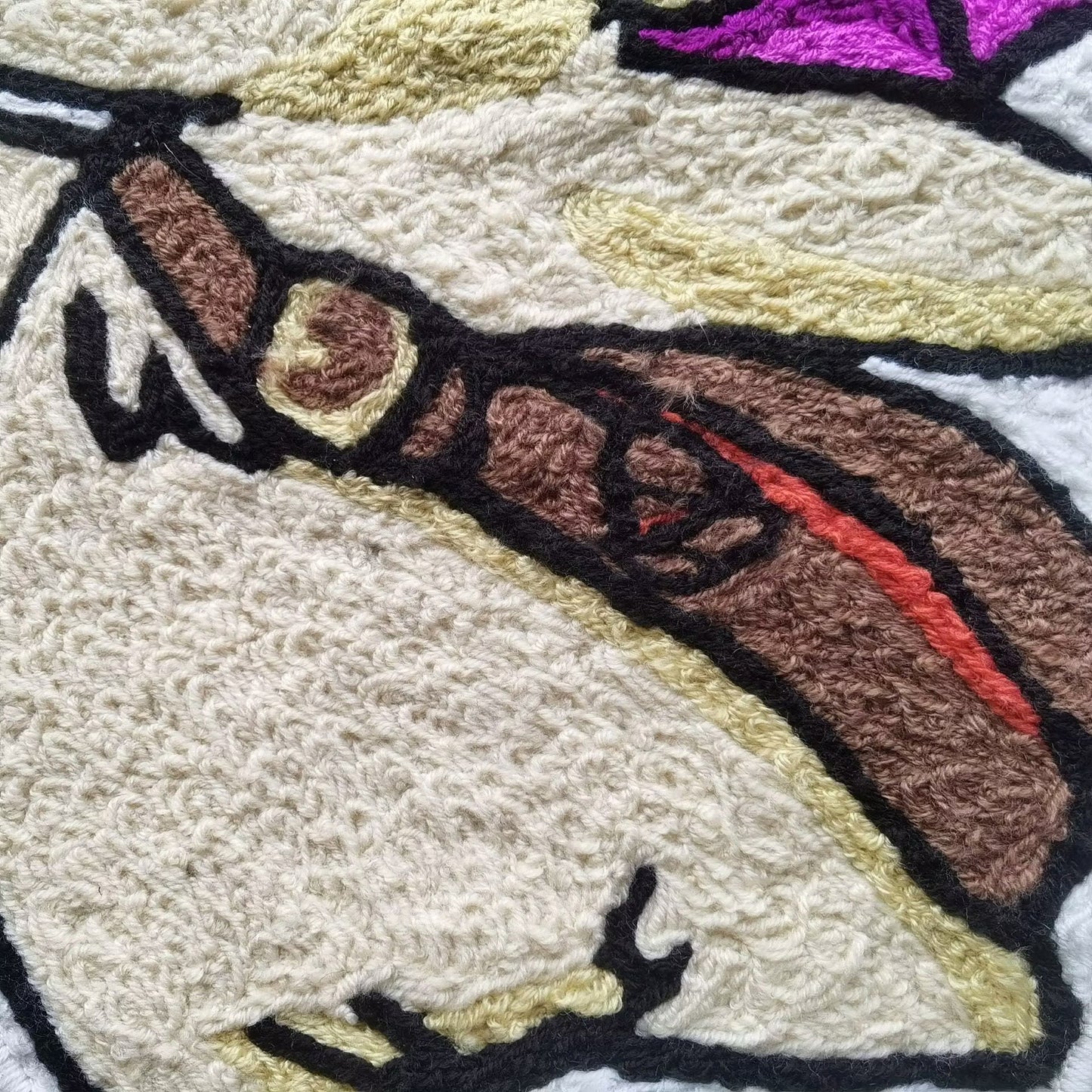 FINAL FANTASY Moogle Rug,Knitting Handmade Non-slip Area Rug Home Decor