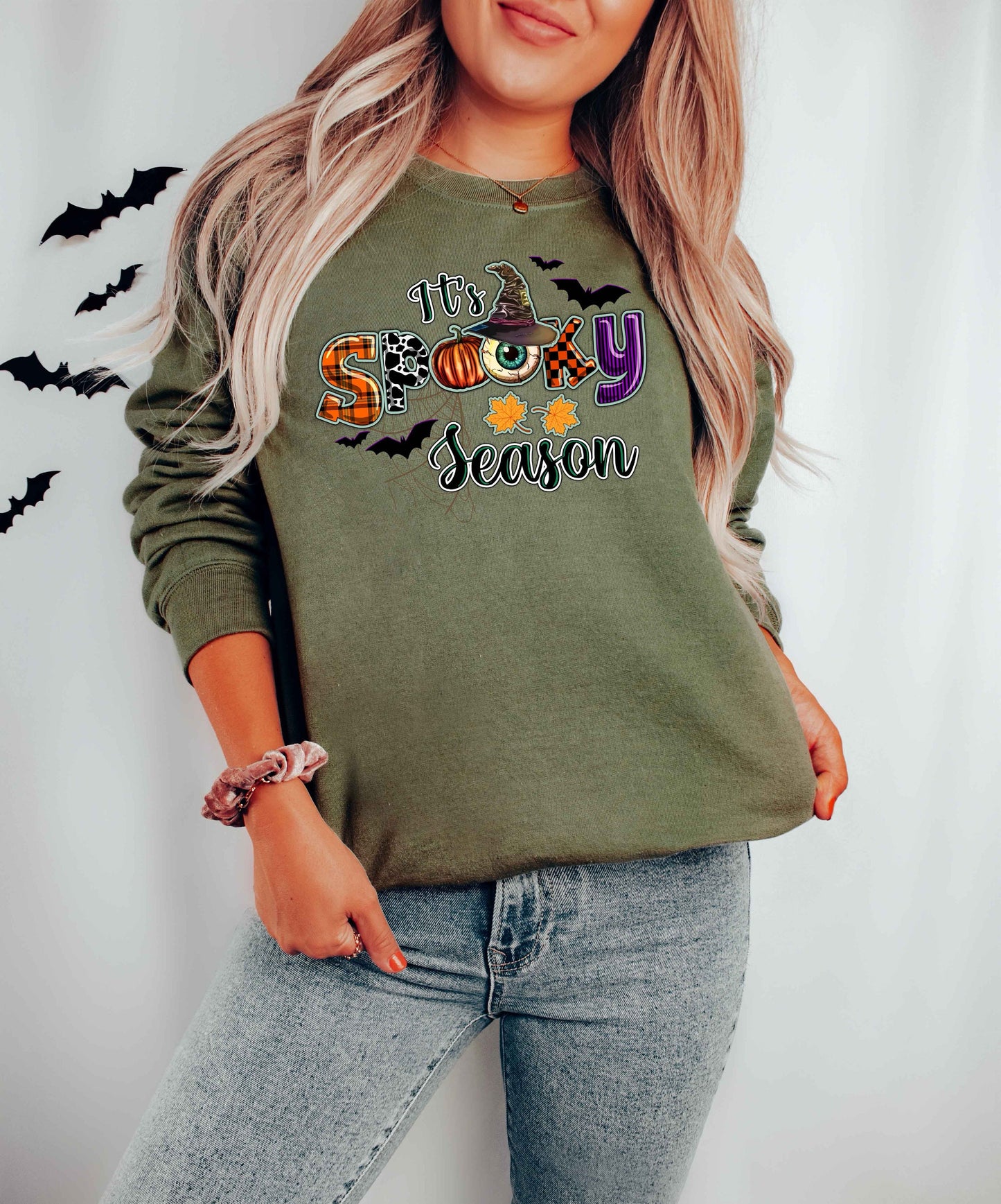 Spooky Vibes Sweatshirt, Halloween Shirt, Halloween Sweatshirt ,Halloween Retro Shirt, Funny Halloween Shirt, Spooky Vibes Shirt