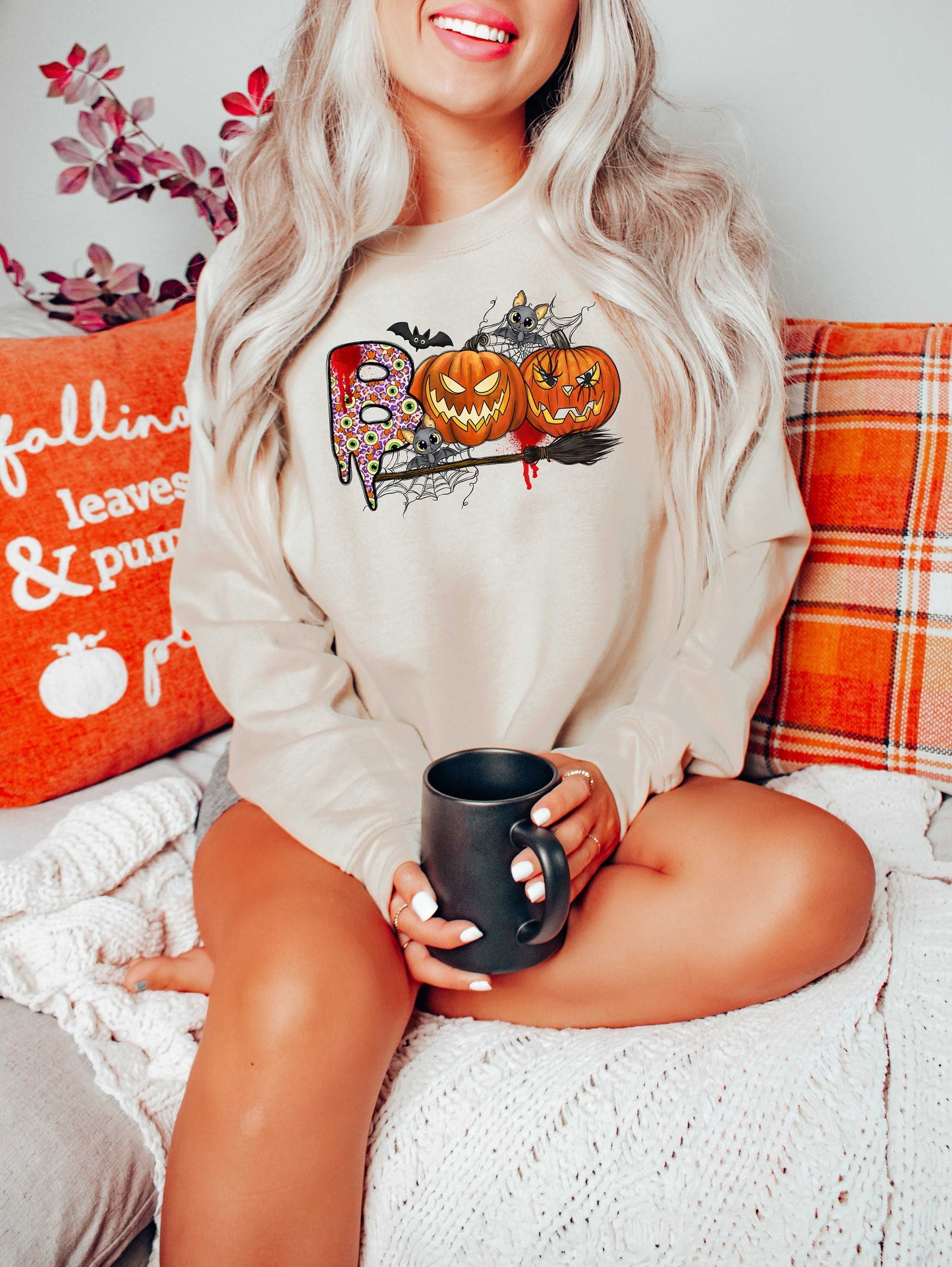 Halloween Kids Sweatshirt, Halloween Boo Sweatshirt, Funny Halloween Sweatshirt, Halloween Matching Sweatshirt, Halloween Sweatshirt