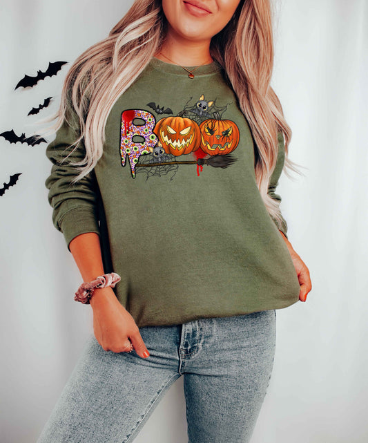Halloween Kids Sweatshirt, Halloween Boo Sweatshirt, Funny Halloween Sweatshirt, Halloween Matching Sweatshirt, Halloween Sweatshirt
