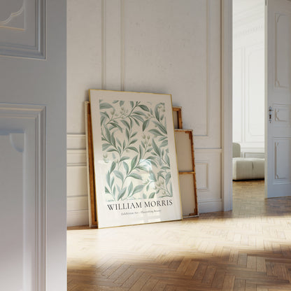 William Morris Poster | William Morris Print | Mid Century Modern Art  | Aesthetic Room Decor Flower Market Poster | Sage Green Wall Art
