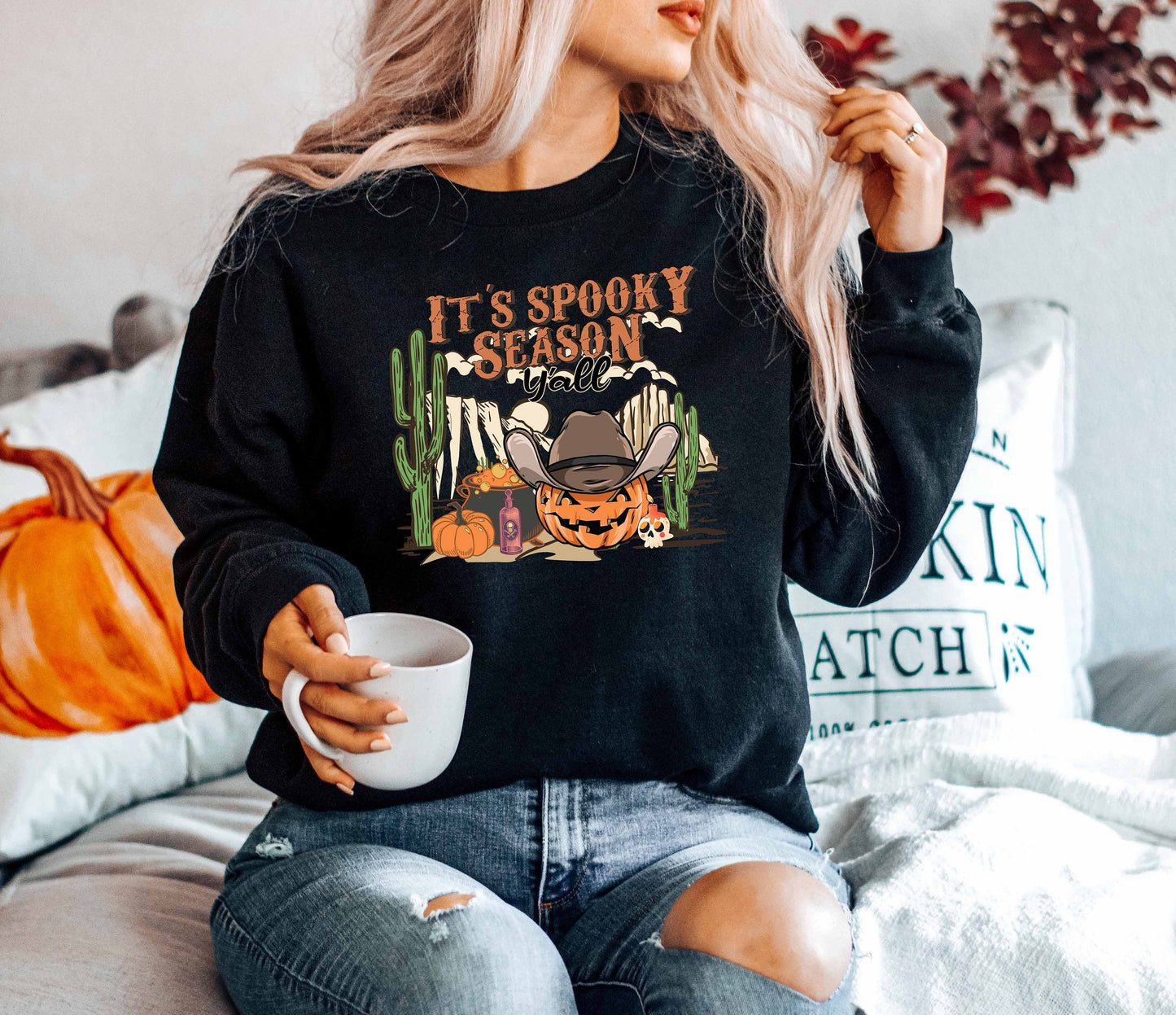 Spooky Season Sweatshirt,Fall Sweatshirt,Halloween Sweatshirt,Spooky Sweatshirt,Fall Sweater,Halloween Sweater,Spooky Sweater,Halloween Tee