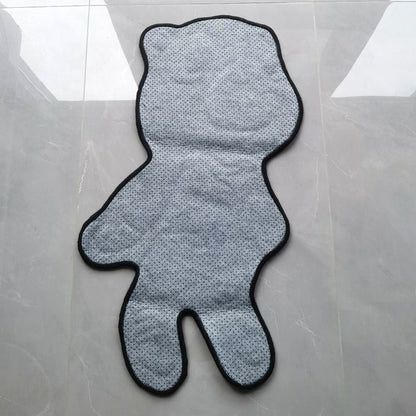 Kanye West Dropout Bear Rug,Knitting Handmade Non-slip Area Rug Home Decor
