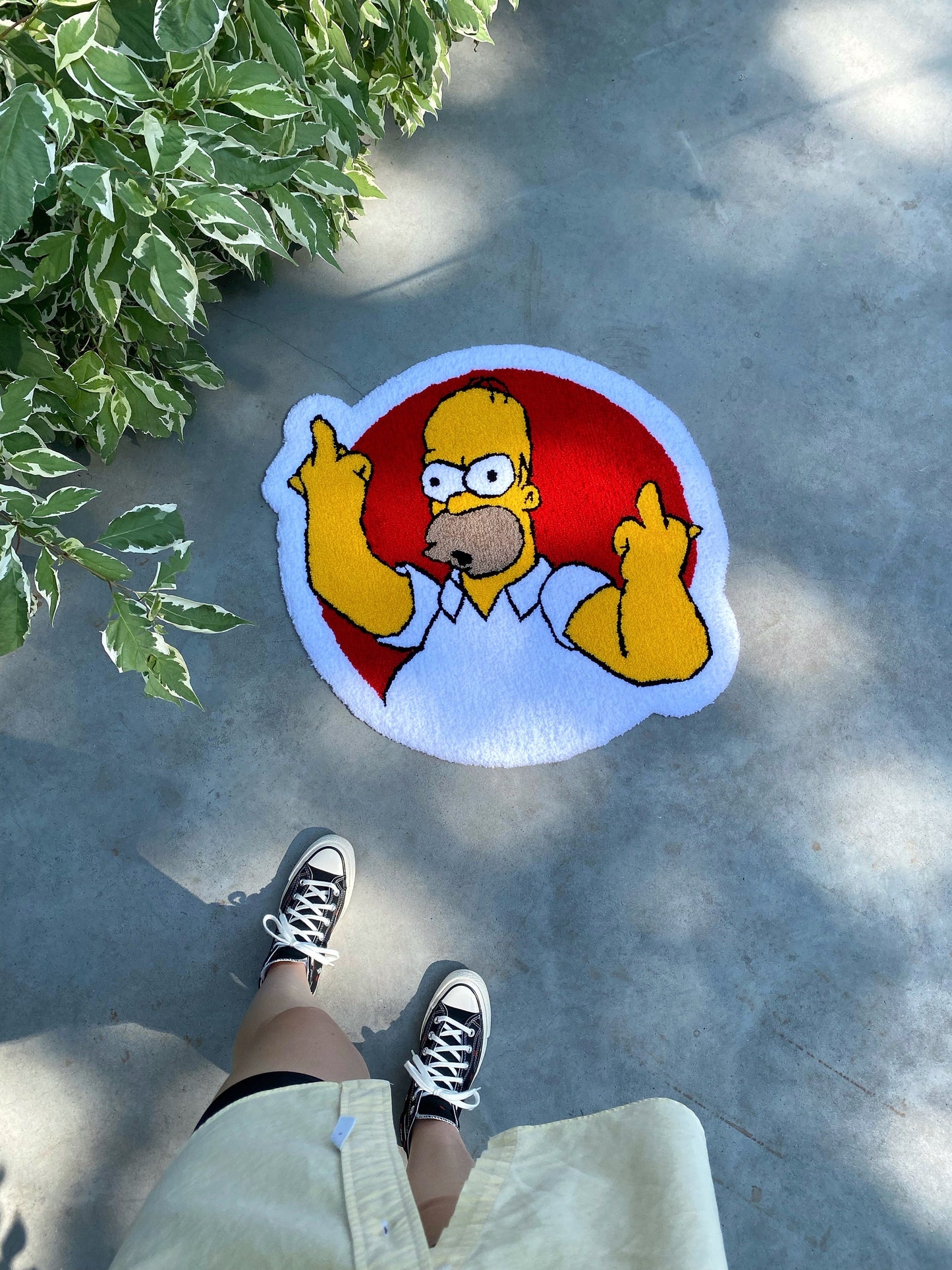 Tufted Cartoon Non-slip rug, Living room floor mat, Teenage Room Bedroom  Decor,  Cartoon Lover Gift, Fluffy Rug, Handmade Rug